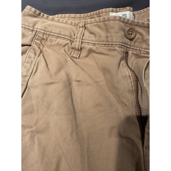 Vintage Gap Heavyweight Cargo Khaki Pants Y2K Skater Double Knee 28” x 30” - Picture 6 of 7